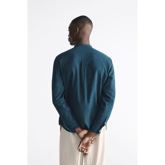 WRINKLED LOOK SHIRT - Picture 5 of 5